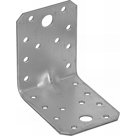 Équerre renforcée galvanisée - 70 x 70 x 55 x 2,5 mm (1/4)