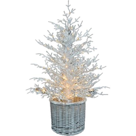 Pino di natale con 200 mini led, rami in PE per decorazioni natalizie da 90 cm (1/3)