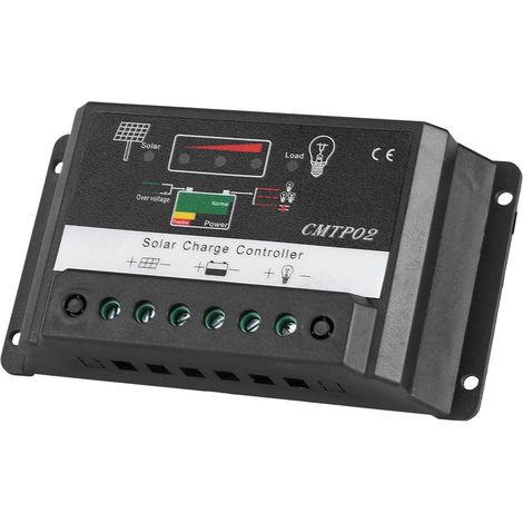 Chargeur de Panneau Solaire 30A 12 / 24V Contrôleur de Charge Électrique Électrique Contrôleur de Batterie Économique pour Maison. (1/5)