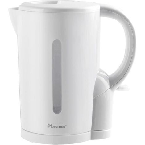 Cuisinière à eau 2200 watts camping 1,7 litre chauffe-thé chauffe-eau blanc Bestron AWK1101W (1/5)