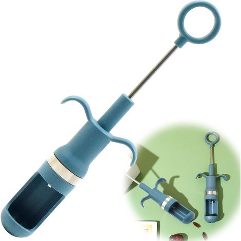 NineClouds Plastique Rouge Date Pitter Blanc Cerise Core Extracteur En Acier Inoxydable Ménage Cuisine Outils (bleu) (1/5)
