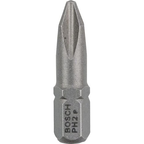 Bosch - Set di punte PH2, lunghezza 25 mm, 100 pezzi. 2607001514 (1/4)