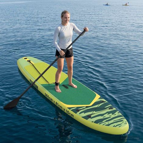 Teenpull – Aufblasbares Stand-Up-Paddle-Board POSEIDON 366 x 81 x 15 cm (1/5)