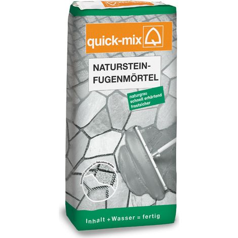 Naturstein-Fugenmörtel 25 kg, naturgrau