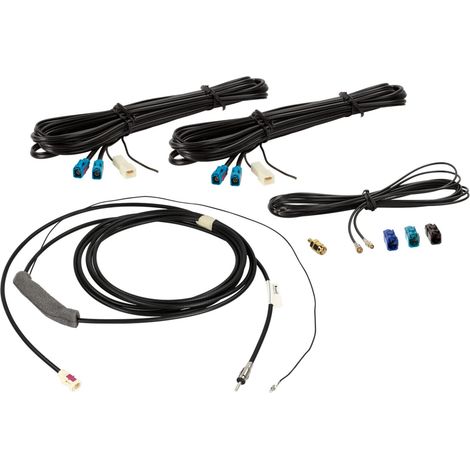 Kit de Cables Antenne Fakra-f- DIN-m- SMB-F- SMA-m- 2xFakra-f-