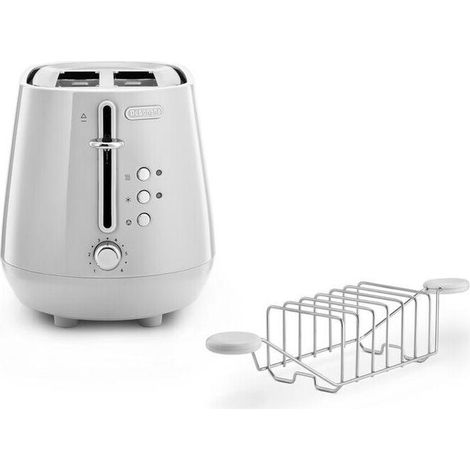 Toastiera Delonghi Eclettica bianca 900W 2 fette