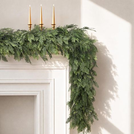 Guirlande de Noël, 2,7 m, guirlande de Noël d'extérieur pour (1/5)