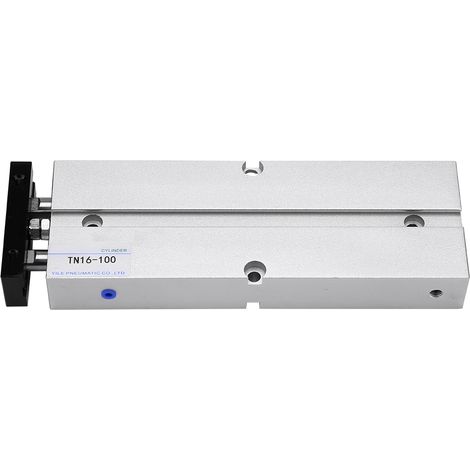 Pneumatikzylinder mit Doppelkolbenstange, 16 mm Hub, doppeltwirkend