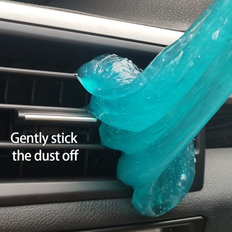 Gel nettoyant universel pour clavier, mastic anti-poussière auto-détailant, nettoyeur de boue pour ordinateur portable, PC et intérieur voiture, pâte dépoussiérante pour bouches d'aération (1/5)