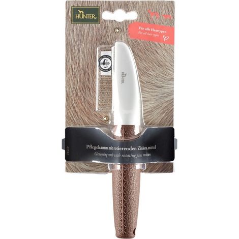 Brosse à Cheveux Hunter Plaque Tournante Râteau Taille M (1/4)