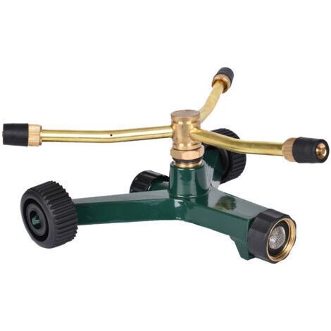 Arroseur Jardin d'irrigation Automatique Irrigation Sprinkler en Cuivre d'Arrosage Bras Rotatif à 360 °Outil