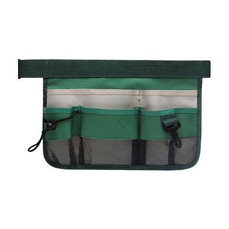 Grembiule da giardino da donna, cintura porta attrezzi regolabile con 8 tasche, cintura da lavoro Oxford resistente per giardinaggio e lavori edili.
