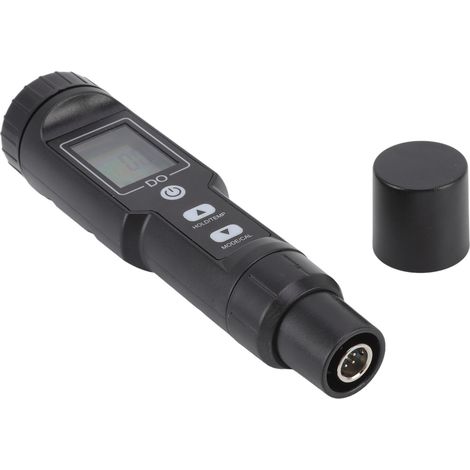 Oxymètre à sonde détachable avec écran numérique, capteur d'oxygène dissous pour expériences et recherches en aquarium (sans rétroéclairage). (1/5)