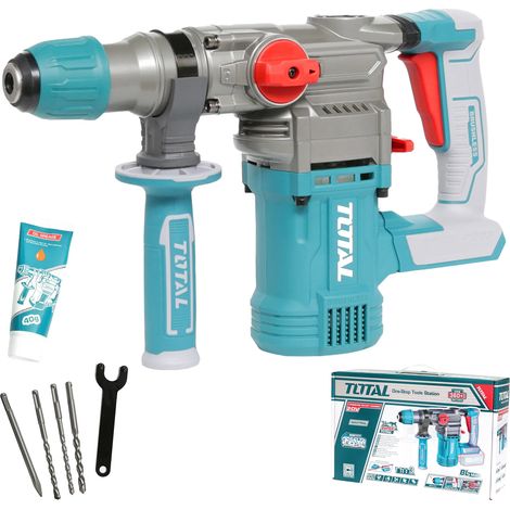 Total TRHLI20288 Martello Rotativo 4,5J SDS PLUS BRUSHLESS S/ SPAZZOLE 20V