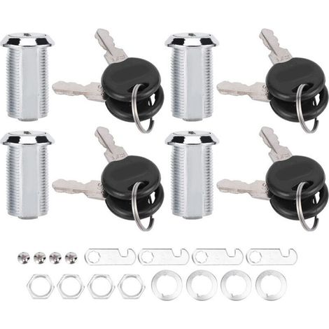 Emplacement du Tiroir avec touches: Antioxydant et 4 Set Verrouillage de Verrouillage Zinc Fichier Babyet Buily Box Boor (103-25 serrure à crochet) (1/5)