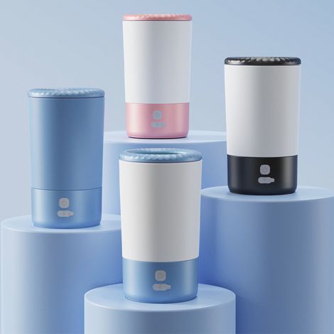 Outil de bain pour animaux de compagnie et chiots, gobelet pour laver les pattes, outil de nettoyage et de beauté, rose et blanc