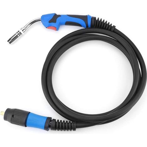 Torche de soudage MIG MB25AK avec connecteur européen, câble de 3,8 mètres, protection gaz, pour poste à souder semi-automatique. (1/5)