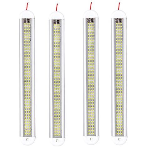 Set mit 4 Auto-Innenraumleuchten, LED, 12 V, weiß (1/5)