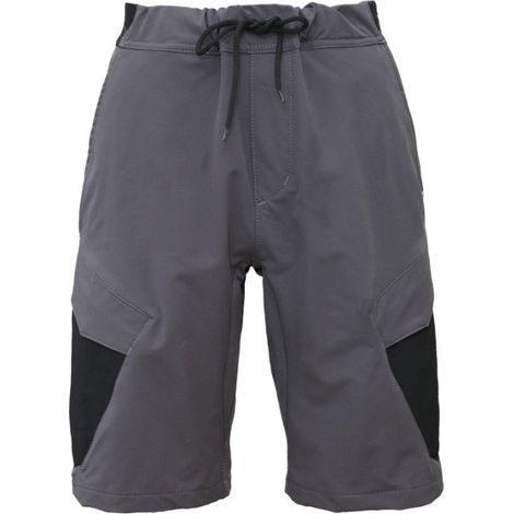 Pantalones cortos de trabajo BoSafety, cómodos, elásticos y duraderos, color gris y negro, talla 48. (1/3)
