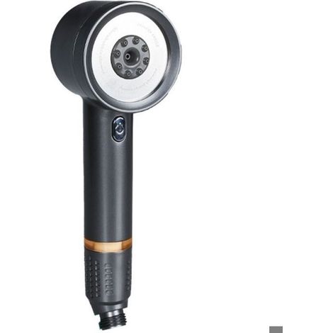 Soffione doccia ad alta pressione, realizzato in acciaio inox 304, a risparmio idrico e facile da installare. (1/4)