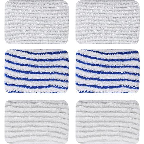 GABRIELLE Tampons en microfibre lavables 6 pièces, housse de vadrouille pour Rowenta Clean & Steam ZR850002 ZR005801 ZR005804 RY7 RY8 (1/5)