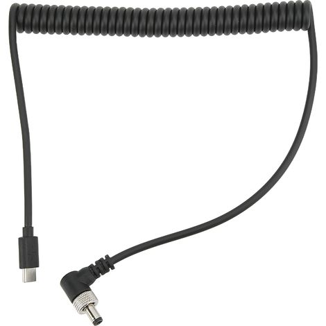 Câble d'alimentation USB-C vers DC 5,5 x 2,5 mm PD 12 V à charge rapide avec embout verrouillable pour ordinateur portable (1/5)