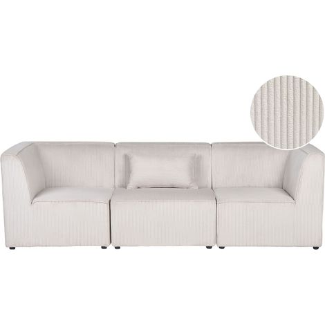 Modulsofa 3-Sitzer LEMVIG Cord Beige