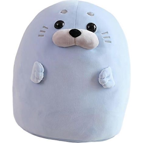 Down cotton standing seal dumpling aquarium plush toy aquarium doll grabbing machine doll (1/5)