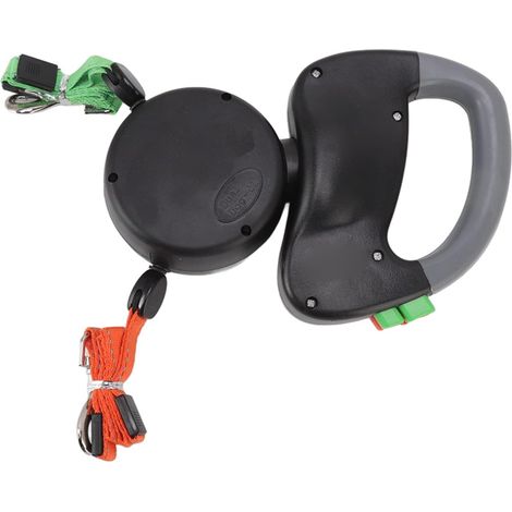 Laisse Double pour 2 Chiens de Petite Taille, Longueur 3 Mètres, Corde d'Enroulement Automatique - AUTRES (1/3)