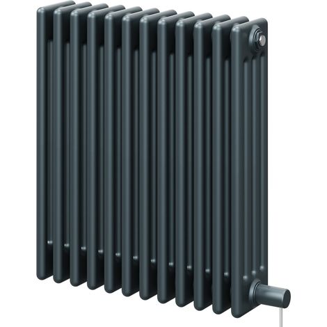 Colosseum Anthracite 600mm x 548mm Horizontal Electric Quadruple Column Radiator (1/5)
