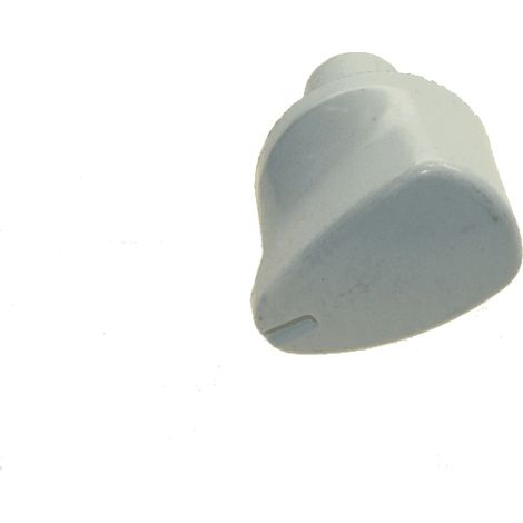 BOUTON BRULEURS GAS BLANC C60X60 POUR CUISINIERE ARISTON - C00117511 (1/2)