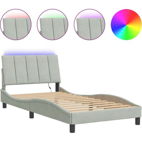 Maison Exclusive - Estructura de cama con LED sin colchón Hanko t (1/5)