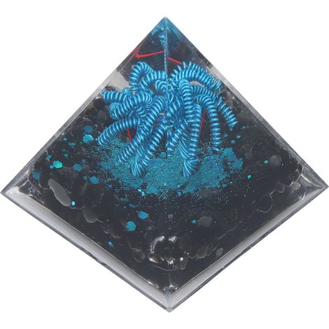 Génération d'énergie par les pyramides d'orgonite : un effet apaisant et curatif exceptionnel grâce aux pierres précieuses énergisées – pyramides pour la maison, le bureau et la chambre (1/5)