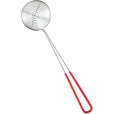 Écumoire, passoire en acier inoxydable, écumoire, cuillère à perles de tapioca, cuillère à soupe, écumoire antiadhésive avec manche, utilisée pour la cuisson des aliments en cuisine