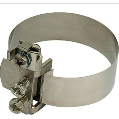 Fascetta in ottone nichelato per tubi da 3/8" a 1" 1/2 Sati 3111742