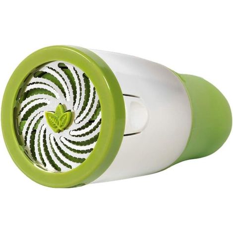 Coupe-herbes - 7.27.216.3cm - Vert et Blanc - ABS et Inox - Moulin à herbes - Hachoir - Moulin de cuisine - Moulin à persil - Ustensiles de cuisine - Coupe-herbes (1/5)
