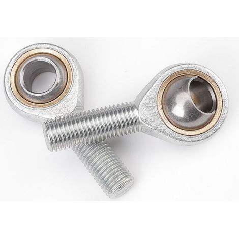 Joint Mâle Filetage Droite Embout À Rotule Joint Roulement Bronze Liner Performance Embout À Rotule - M10（2pcs） (1/4)