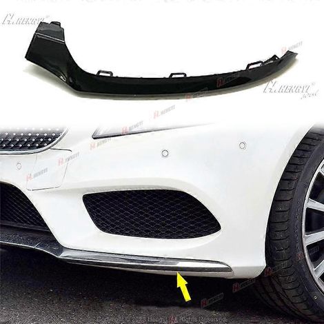 Moulure de pare-chocs avant gauche noir brillant pour Mercedes W218 CLS 2015-2018 (1/4)