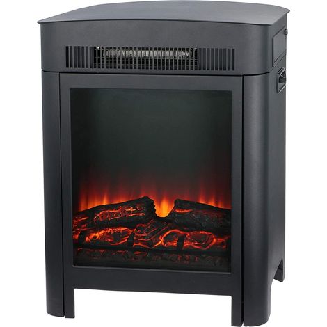 Classic Fire Cheminée d'ambiance Noir H59.5xl25.7xL40cm