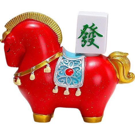 Statue Miniature de cheval de dessin animé-Faire fortune en ré (1/2)