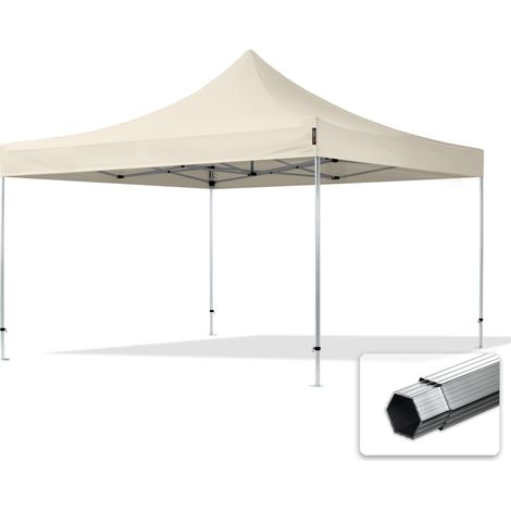 TOOLPORT 4x4 m Tente pliante - Alu, crême