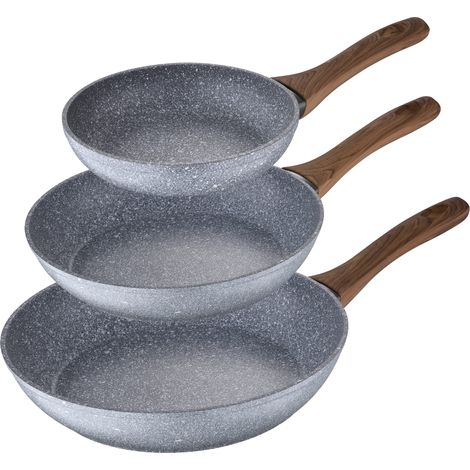 SET 3 SARTENES, ALUMINIO FORJADO, INDUCCIÓN (1/5)