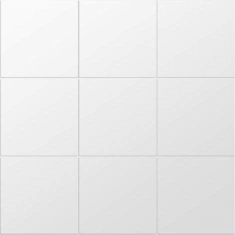 16pcs DIY Carrés miroirs autocollants pour le mur 15cm, 3D Décoration pour bricolage acrylique (1/4)
