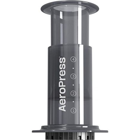 AeroPress Original Coffee Press - metodo 3 in 1 che combina stampa francese, espresso e caffè corposo senza fondi o amarezza piccola caffettiera portatile idealeper il campeggio e i viaggi. (1/5)