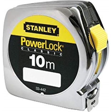 Stanley Flexómetro Powerlock 10m x 25mm10m x 25mm