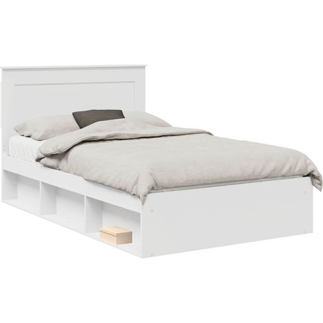 Estructura de cama 120 x 200 cm Madera de pino macizo vidaXL (1/5)