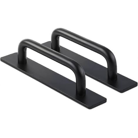 Poignée de porte autocollante 148 mm, lot de 2, noir mat, installation sans perçage pour meubles et armoires (1/5)