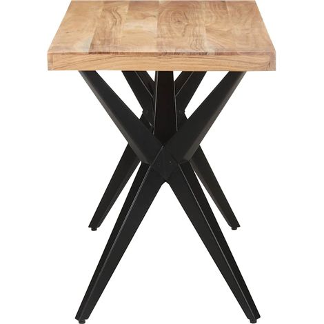 Maison Exclusive - Esstisch 120x60x76 cm Massivholz Akazie (1/5)