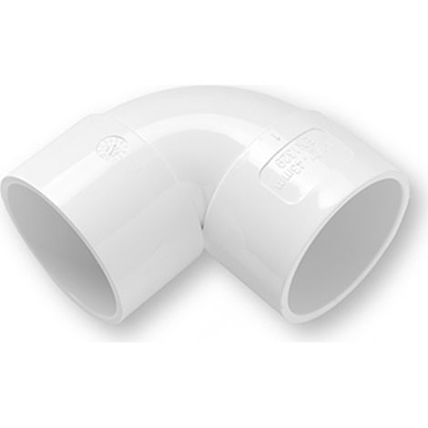 Primaplumb 40mm 90° White Plastic Knuckle Bends Durable Plumbing