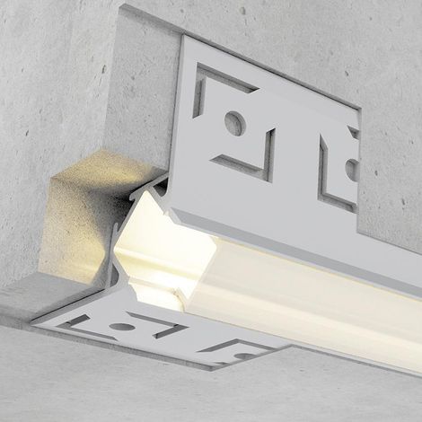 IluminaShop - Perfil de Aluminio Tuc Empotrable 12/24V 2 Metros (1/3)